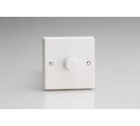Varilight JQM101W V-Pro Smart Dimmer, White Plastic, 120w max, 1-Gang