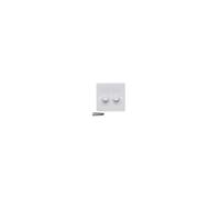 Varilight JQP252W V-Pro White 2-Gang LED Trailing Edge Dimmer Switch 1 or 2 W Varilight White