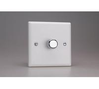 Varilight JYP401.CW V-Pro Dimmer, Urban Chalk White, 120w Max, 1-Gang, 2-Way
