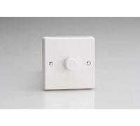 Varilight KQP401W Leading Edge Dimmer Switch White PVC 400W 1 Gang