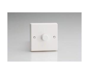 Varilight KQP401W Leading Edge Dimmer Switch White PVC 400W 1-Gang Varilight White