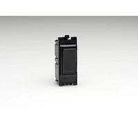 Varilight Powergrid Black 20Amp 1Way Double Pole Switch