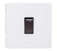 Varilight Single 20A Double Pole Switch With Neon - Screwless Primed Paintable With Iridium Rocker XDY20NIDS.PD