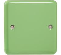 Varilight Single Blank Plate Beryl Green