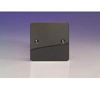 Varilight - 1G Blank Plate Ultra Flat Iridium Black - XFiSB