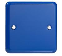 Varilight Single Blank Plate Reflex Blue XYSB.RB