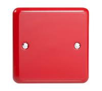 Varilight Single Blank Plate Pillar Box Red XYSB.PR Varilight Red