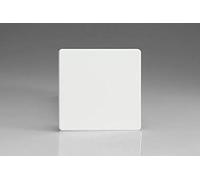 Varilight Single Blank Plate Premium White XDQSBS