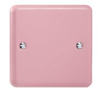 Varilight Single Blank Plate Rose Pink