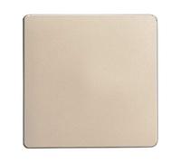 Varilight Single Blank Plate Satin Chrome XDNSBS