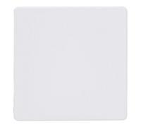 Varilight Single Blank Plate - Primed Ready-to-Paint Flat Screwless
