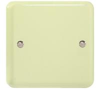 Varilight Single Blank Plate White Chocolate