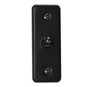 VARILIGHT Matt Black Urban 1-Gang 10A 1- or 2-Way Toggle Architrave Switch XYAT1.MB