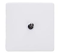 Varilight Single Light Switch 2-Way - Screwless Primed Paintable With Iridium Toggle XDYT1IS.PD