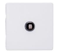 Varilight Single Momentary Retractive Switch - Screwless Primed Ready To Paint With Iridium Button, Xdym1Is.pd