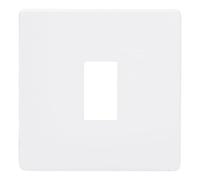 Varilight XDYPGY1S.PD Screwless Primed 1 Gang PowerGrid Plate (Single Plate)