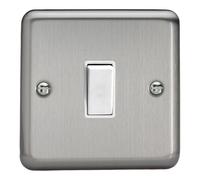 Varilight XS1W Rocker Switches 1 Gang White,86x86x25mm