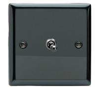 Varilight Single Toggle Light Switch 2-Way - Classic Iridium With Iridium Toggle, Xit1