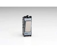 Varilight Steel 20 Amp 2 Way Single Pole Rocker Switch Module