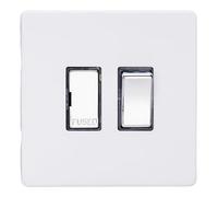 Varilight XDY6DS.PD Screwless Primed 1 Gang 13A Switched Fused Spur