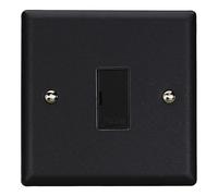 Varilight 13A Unswitched Fused Spur Matt Black