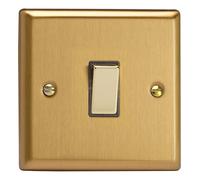 Varilight XB20D 20A Switch, Classic Brushed Brass