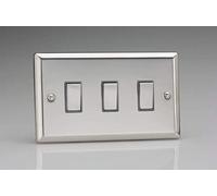 Varilight XC93D, 230 V, Mirror Chrome, 91x150x25mm