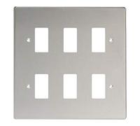 Varilight XDCPG6-P Power Grid 6 Grid Spaces Polished Chrome