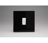 Varilight XDL1WS Light Switch, 10A, 2-Way, Part M Black/White