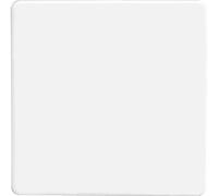 Varilight XDQSBS Premium White Screwless Single Blank Plate
