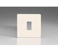 Varilight XDYPGY1S.PD Screwless Primed 1 Gang PowerGrid Plate (Single Plate)