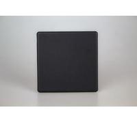 Varilight XDYSBS.MB Single Blanking Plate, Urban screwless matt Black
