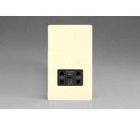 Varilight XDYSSBS.PD Screwless Primed Dual Voltage Shaver Socket 240V/115V