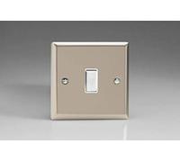 Varilight XN1W Rocker Switches White 1 Gang Satin