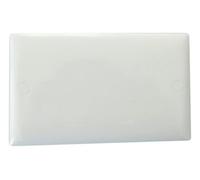 Varilight Xodb Value Polar White 2-Gang Double Blank Plate