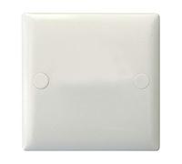 Varilight XOSB Value Polar White 1 Gang Single Blank Plate