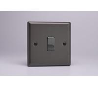 Varilight XP7D Intermediate Light Switch, 10A, Classic Graphite 21 + Iridium Insert