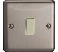 Varilight XS1W Rocker Switches 1 Gang White,86x86x25mm