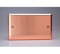 Varilight XYDB.BC Double Blanking Plate, Urban Brushed Copper