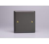 Varilight XYSB.SL Single Blanking Plate, Vogue Slate