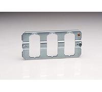 Varilight Z3PGRID3 Grid Mounting Yoke 3 Gang,White,60x129x14mm