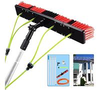 Varilla telescóa para Limpieza de techos, Cepillo telescóo para Limpieza de techos, Techo de Porche Exteble, Limpieza de Paneles fotovoltaicos y solares