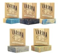 Varina Natural Fresh Variety Gentle Cleanser for Sensitive Skin Fresh Pack of 5