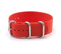 Vario Military Dive Ballistic Nylon Fire Orange Premium Replacement Watch Band (20mm)