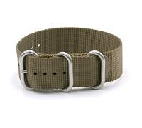 Vario Military Dive Ballistic Nylon Khaki Brown Premium Replacement Watch Band (24mm)