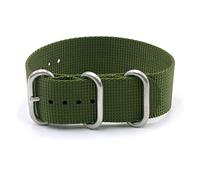 Vario Military Dive Ballistic Nylon Olive Green Premium Replacement Watch Band (24mm)