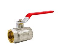 VARIOSAN Ball Valve 13330, 1 Inch Female / Female DN25, Brass, Full Bore, Lever Handle