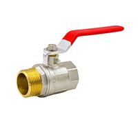 VARIOSAN Ball Valve 13378, 1/2 Inch Internal Thread DN15, Brass, Full Bore, Lever Handle