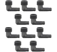 VARIOSAN Elbow 17819, 3/4 inch, 10 pieces, 90°, compatible with Rainbird SBE-075 + SPX-Flex, 5.5 bar, grey