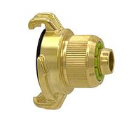 Variosan Geka 12982 Quick Coupling with Clamp Connection 3/4 Inch Blank Brass